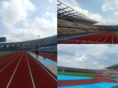 National Stadium Surulere Undergoes Transformation With New Tartan Tracks, Football Field, Scoreboard