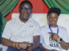 PHOTO: Newly Crowned Champion, Omole Dolapo Flanked By The DG LSSC, Gafaar