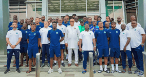 Akwa Ibom State Governor Welcomes Super Eagles Ahead of AFCON Qualifier