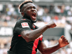 Victor Boniface Outshines Harry Kane To Secure Bundesliga Player of the Month For August