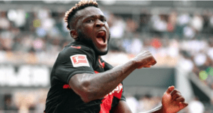 Victor Boniface Outshines Harry Kane To Secure Bundesliga Player of the Month For August