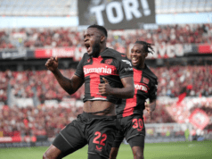 Victor Boniface Scores Twice As Bayer Leverkusen Triumphs 4-1 Over Heidenheim In Bundesliga