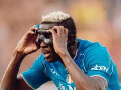 Victor Osimhen Named Man of the Match in Napoli’s Champions League Win Over Sporting Braga.