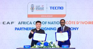 CAF And TECNO Mobile Conclude Agreement Making TECNO Mobile One Of The Official Sponsors Of The TotalEnergies CAF Africa Cup Of Nations Côte D’Ivoire 2023