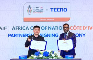 CAF And TECNO Mobile Conclude Agreement Making TECNO Mobile One Of The Official Sponsors Of The TotalEnergies CAF Africa Cup Of Nations Côte D’Ivoire 2023
