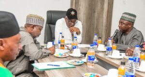 Sports Minister Meets NFF Leadership To Brainstorm On Way Forward On Super Eagles Coach …Urges Super Eagles To Beat São Tomé And Principe As A Welcome Gift