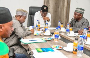 Sports Minister Meets NFF Leadership To Brainstorm On Way Forward On Super Eagles Coach …Urges Super Eagles To Beat São Tomé And Principe As A Welcome Gift