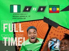 Olympic Qualifier: Super Falcons of Nigeria Blow Off Lucy Babes of Ethiopia 4-0