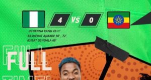 Olympic Qualifier: Super Falcons of Nigeria Blow Off Lucy Babes of Ethiopia 4-0