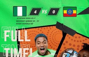 Olympic Qualifier: Super Falcons of Nigeria Blow Off Lucy Babes of Ethiopia 4-0
