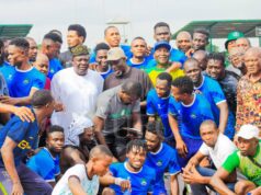 Nasarawa State Football Association Normalization Committee Chairman, Aliyu Bello, Pays Surprise Visit To Nasarawa United In Abuja