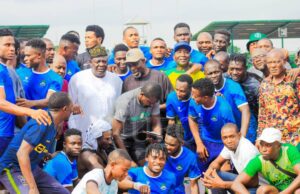 Nasarawa State Football Association Normalization Committee Chairman, Aliyu Bello, Pays Surprise Visit To Nasarawa United In Abuja