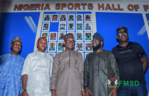 Honourable Minister of Sports Development Visits Nigeria Sports Hall of Fame