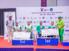 Nigeria Dominates Valuejet ITTF Lagos Para Open, Clinching All Medals
