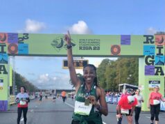 Nilayo Sports Management Ex- international Finishes Half Marathon In Riga