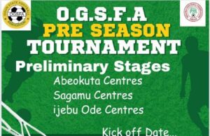 Ogun State Football Association Gears Up For Preseason Tournament With 22 Participating Teams