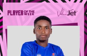 TCCLeague24: Abdul Kareem Bashir Secures ValueJet Player of the Week Accolade After Stellar Performance