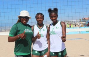 Beach Volleyball: Mbah, Yaro To Represent Nigeria At FIVB U21 World Championship… Set To Depart On Sunday