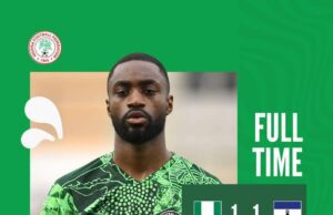 Nigeria Falters In World Cup Qualifier Kickoff, Settles For 1-1 Draw Against Lesotho