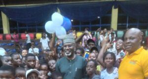 Kids Troop Out In Excitement To Welcome, Lauds NBBF President, Musa Kida For Unmatched, Selfless Work