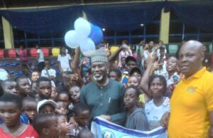 Kids Troop Out In Excitement To Welcome, Lauds NBBF President, Musa Kida For Unmatched, Selfless Work