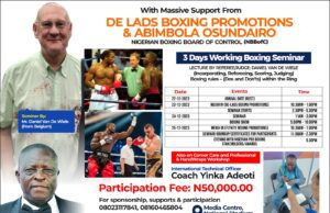 Elevating Nigerian Boxing: NBBofC Hosts Landmark 3-Day Seminar With Global Experts