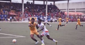 NPFL MD10: Edith Agoye Rues Missed Chances, Vow To Fix Lapse As Sunshine Stars Pip Sporting Lagos 1-0