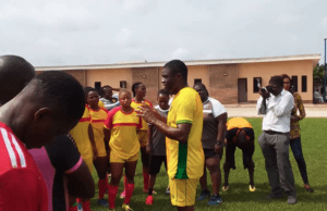 Philip Shaibu Train With Edo Queens… Boost Team With 1 Million