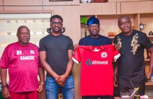 NPFL: Management of Rangers International FC Pays Familiarization Visit To Nasarawa State Ministry of Youth and Sports Development