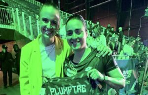 Intersection Of Sporting Talent As Super Falcons’ Ashleigh Plumptre Meets Tennis Star Ons Jabeur In Riyadh