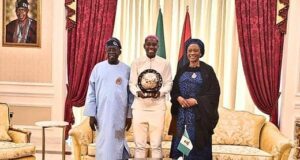 Football Star Asisat Oshoala Pays Courtesy Visit To President Tinubu, Remi Tinubu