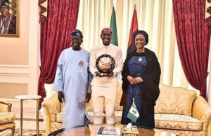 Football Star Asisat Oshoala Pays Courtesy Visit To President Tinubu, Remi Tinubu