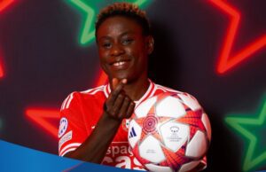 SL Benfica’s Christy Ucheibe Shines, Earns Woman Of Match Accolade In UWCL Clash