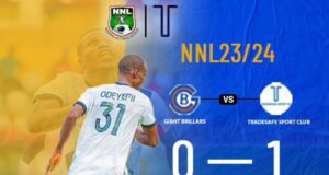 Tradesafe FC Secures Back-to-Back Triumphs in Nigeria National League with 1-0 Victory Over Giant Brillars