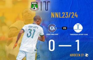 Tradesafe FC Secures Back-to-Back Triumphs in Nigeria National League with 1-0 Victory Over Giant Brillars