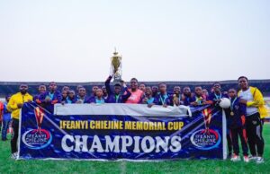 Ifeanyi Chiejiene Memorial Cup 2023: Imo Strikers Wins Cup, Mauls Giant Empress 6-1 In Final