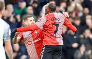 Joe Aribo Shines Bright: Super Eagles Midfielder Nets First Goal In Southampton’s Commanding 5-0 Victory Over Swansea City