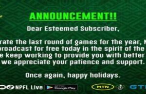 Football Fans Rejoice As NPFL Live Announces Free Streaming For Matchday 16 Matches