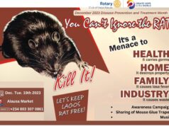 Rotary Club Of Ikeja-Alausa Wages War Against Rats in Lagos