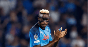 African Footballer of the Year, Victor Osimhen Inspires Napoli’s Champions League Progress