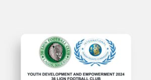 36 Lion FC Partners With IHRC For Youth Development, Empowerment In Football