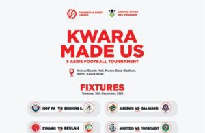 Ilorin Awaits Excitement as “Kwara Made Us” Five-A-Side Tourney Kicks Off on Tuesday