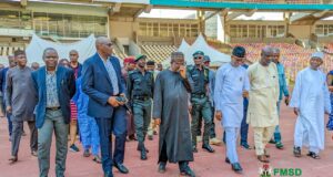 Sports Ministry Receives Revitalized National Stadium Facilities From Dangote Group, Aron Nigeria Ltd