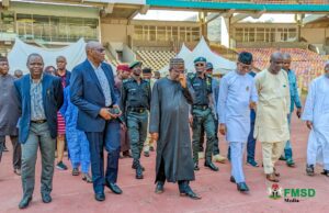 Sports Ministry Receives Revitalized National Stadium Facilities From Dangote Group, Aron Nigeria Ltd