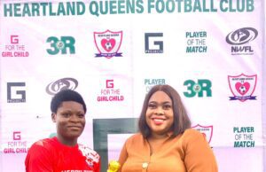 Heartland Queens Forward, Lucky Excited Over Matchday 4 NWFL Premiership WOTM