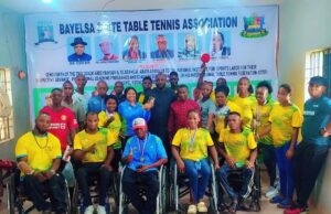Bayelsa State Table Tennis Chairman Rewards Athletes with Two Hundred Thousand Naira, Presents Cheque of Over Five Hundred Thousand Naira to Coaches for Courses