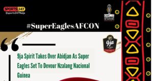 9ja Spirit Takes Over Abidjan As Super Eagles Set To Devour Nzalang Nacional Guinea