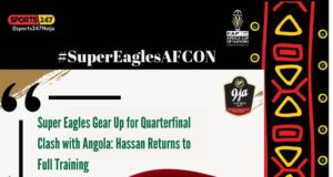 9ja Spirit: Super Eagles Gear Up for Quarterfinal Clash with Angola, Hassan Returns to Full Training