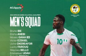 Nigeria Men’s Volleyball Team Gears Up With Strong 12-Player Squad For African Games Qualifiers