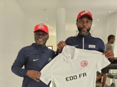 Salisu Galadima, Strengthening Football Ties With Edo State FA in Abidjan